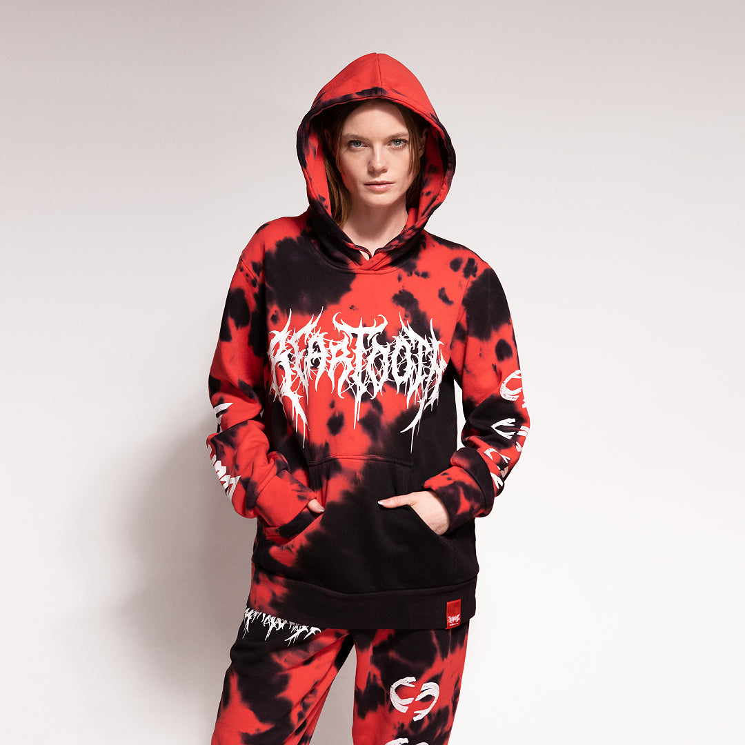 BEARTOOTH x SHIBORI V3 BLOTCH DYE HOODIE