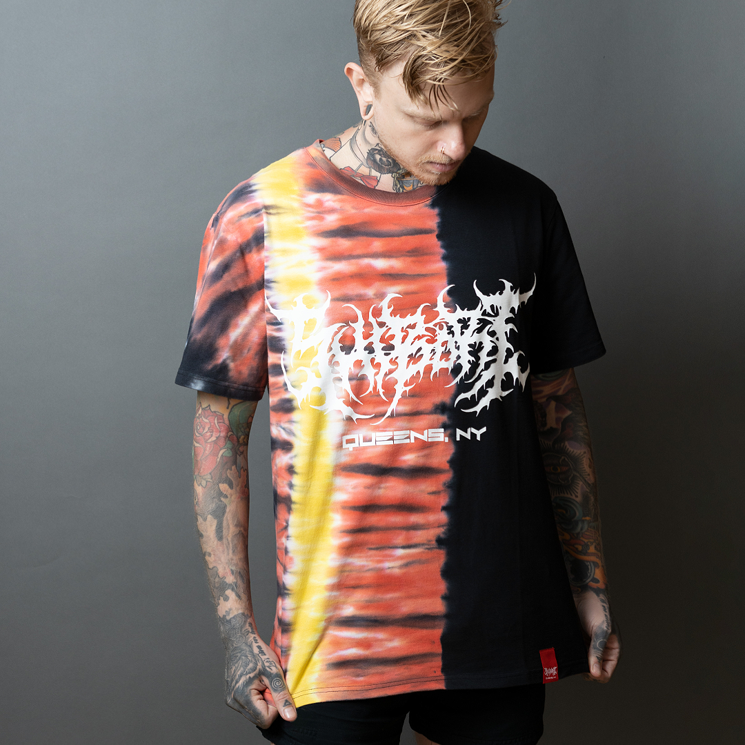 SHIBORI STAPLES™ SPLIT DYE TEE
