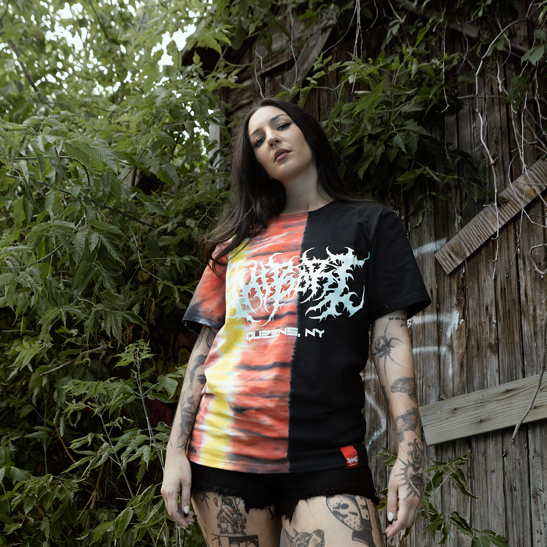 SHIBORI STAPLES™ SPLIT DYE TEE