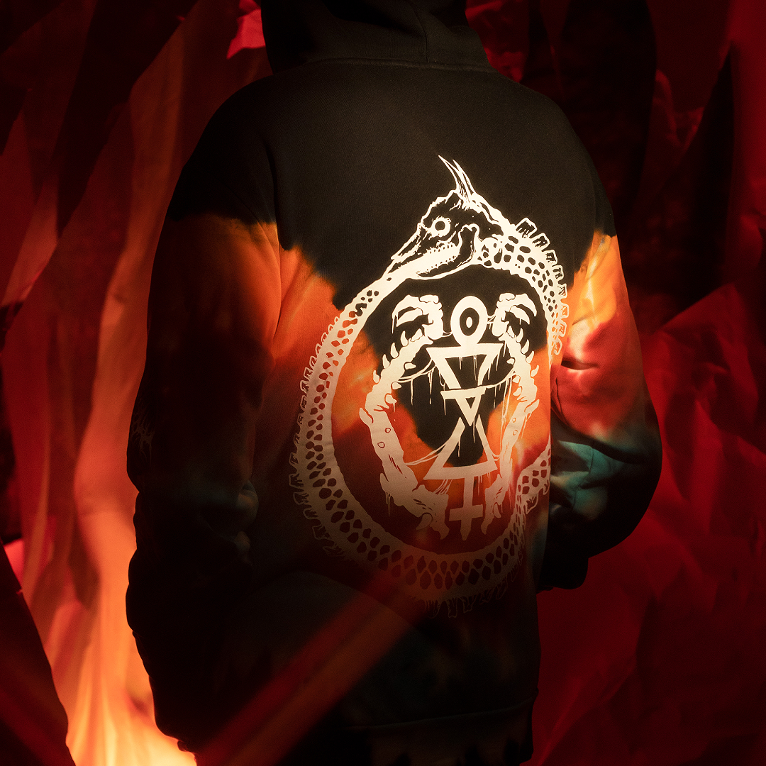 CATTLE DECAPITATION X SHIBORI HOODIE