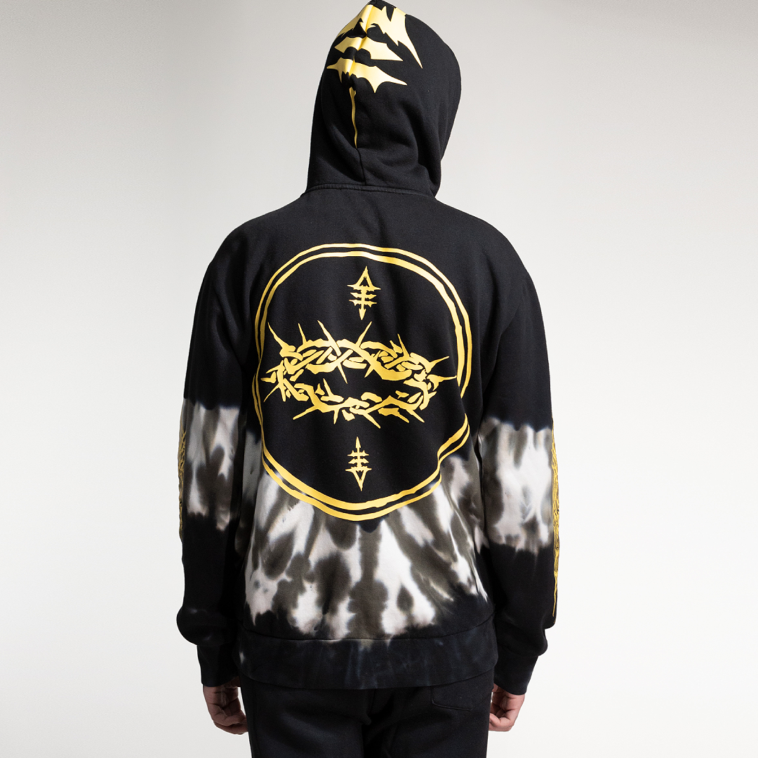 DISEMBODIED TYRANT X SHIBORI HOODIE