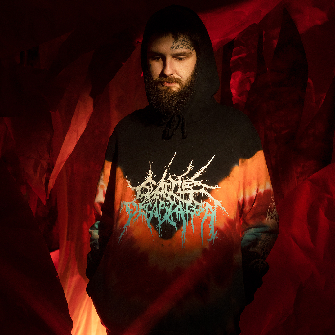 CATTLE DECAPITATION X SHIBORI HOODIE