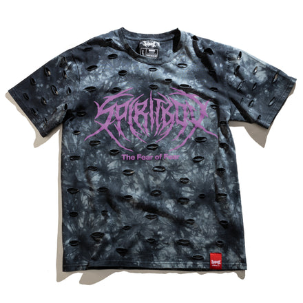 SPIRITBOX x SHIBORI TFOF DISTRESSED TEE