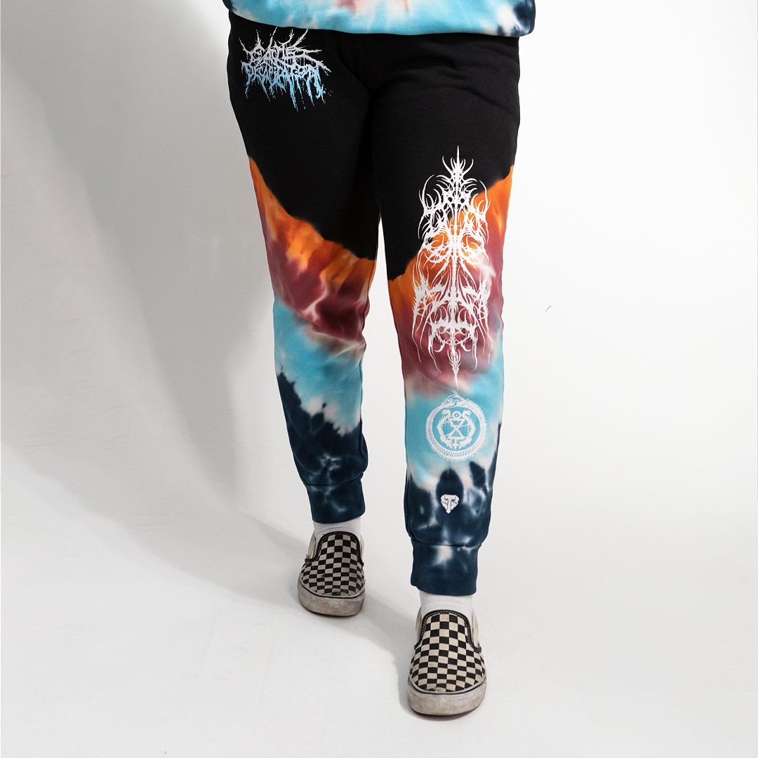 CATTLE DECAPITATION x SHIBORI JOGGERS