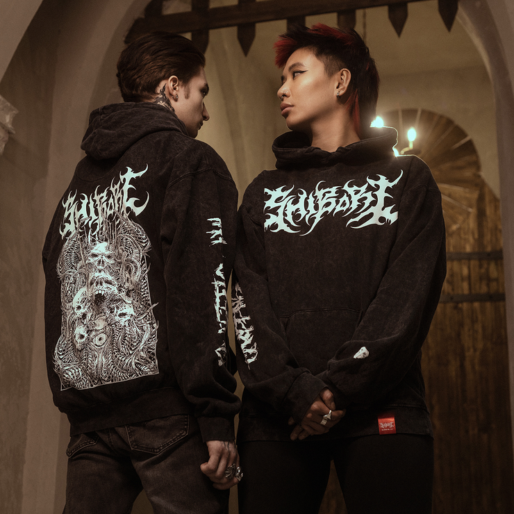 SHIBORI BASICS™ MINERAL GRAPHIC HOODIE