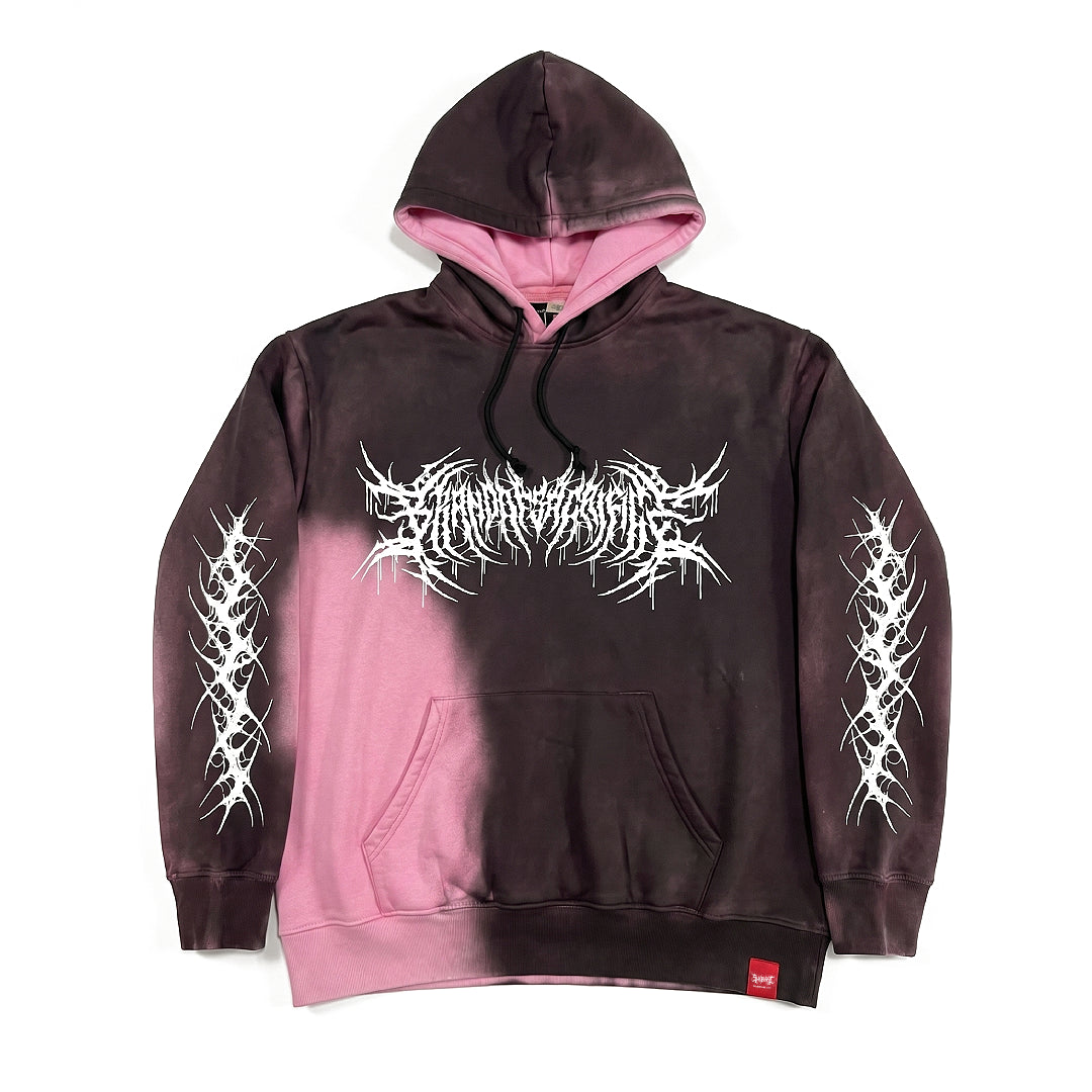 Invent Animate × shibori threads パーカー BRAND OF SACRIFICE x SHIBORI THIS PLACE WASN'T MEANT FOR US HOODIE