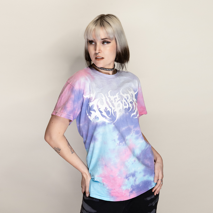 SHIBORI THREADS COTTON CANDY LOGO TEE
