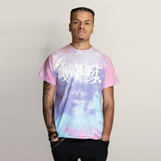 SHIBORI THREADS COTTON CANDY LOGO TEE
