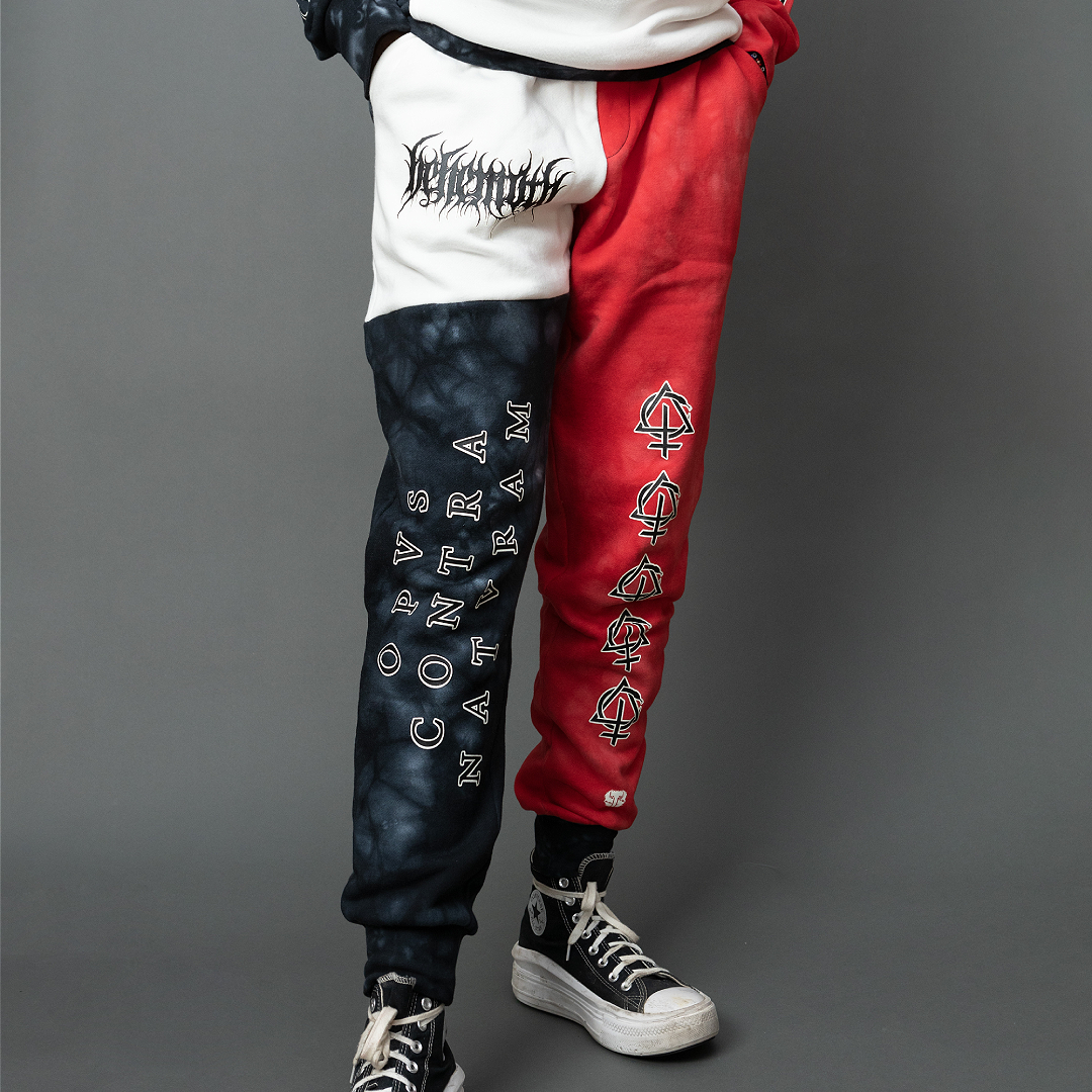 BEHEMOTH x SHIBORI PATCHWORK JOGGERS