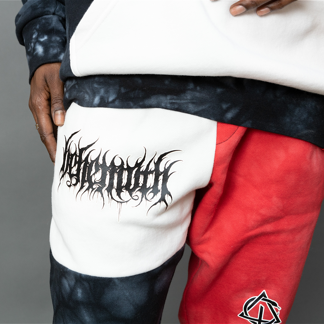 BEHEMOTH x SHIBORI PATCHWORK JOGGERS