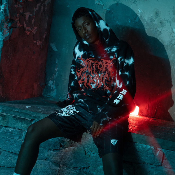 FIT FOR A KING X SHIBORI LONELY GOD HOODIE