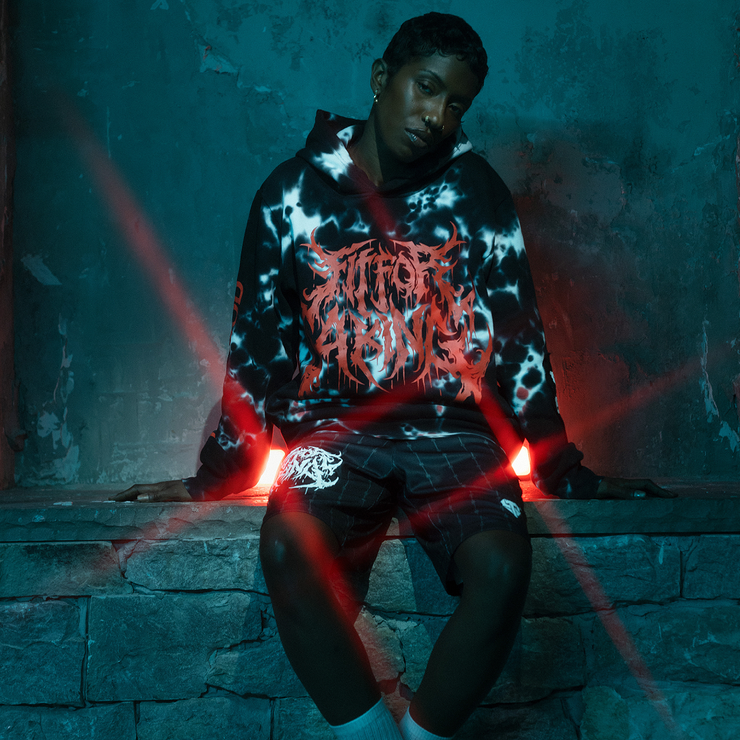FIT FOR A KING X SHIBORI LONELY GOD HOODIE