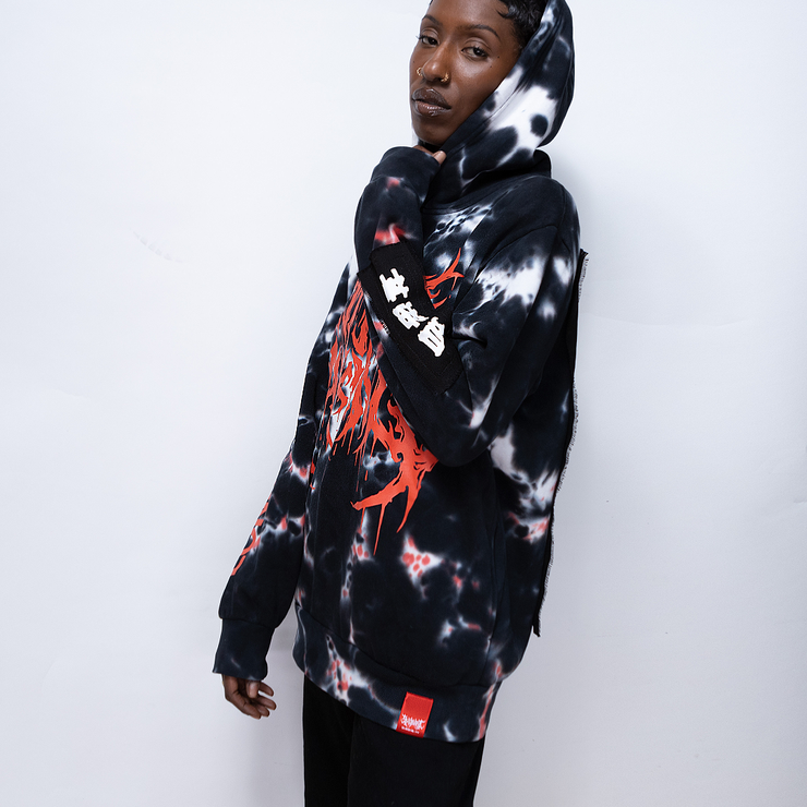 FIT FOR A KING X SHIBORI LONELY GOD HOODIE