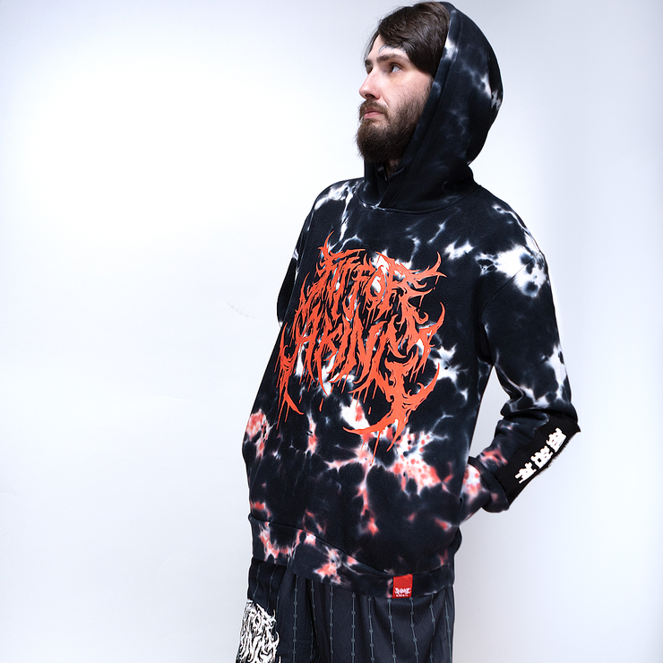 FIT FOR A KING X SHIBORI LONELY GOD HOODIE