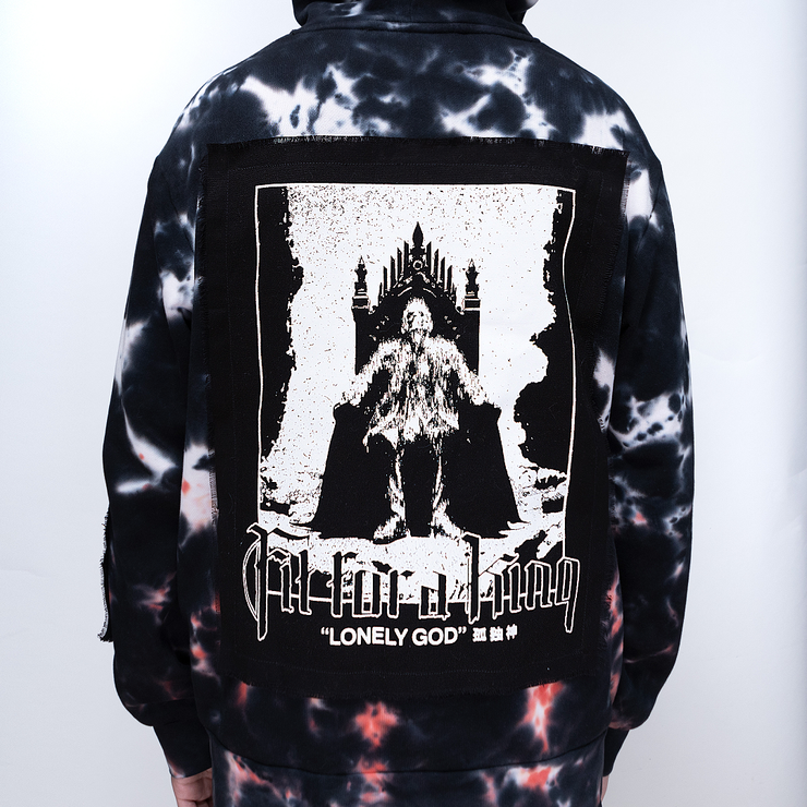 FIT FOR A KING X SHIBORI LONELY GOD HOODIE