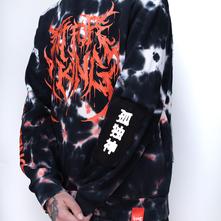 FIT FOR A KING X SHIBORI LONELY GOD HOODIE