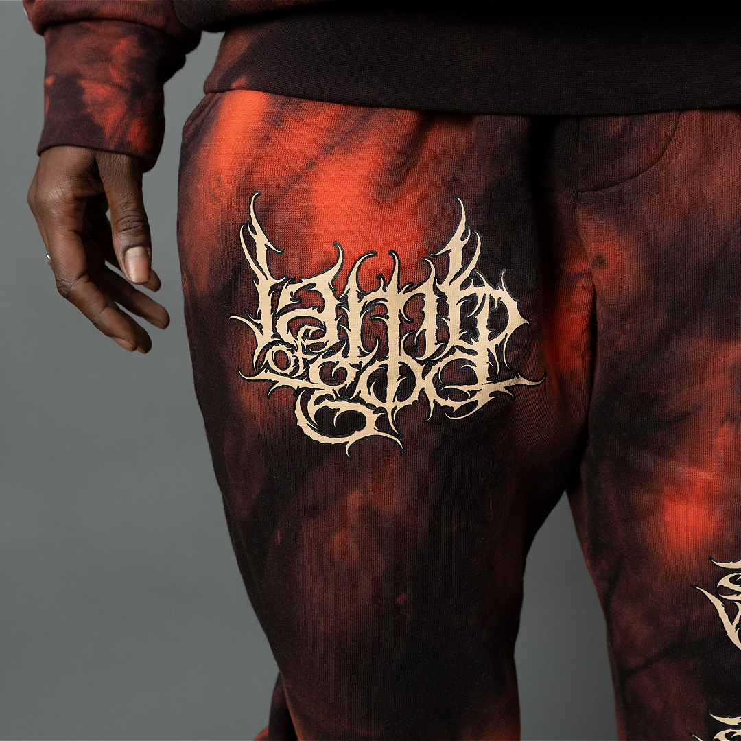 LAMB OF GOD x SHIBORI JOGGERS