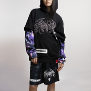 PRESIDENT X SHIBORI LAYERED HOODIE