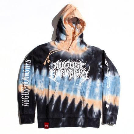 AUGUST BURNS RED x SHIBORI GRADIENT DYE HOODIE