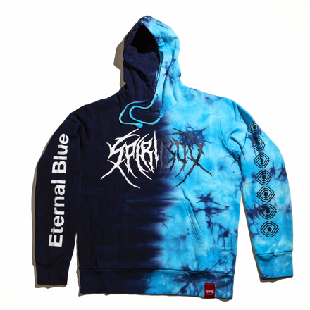 SPIRITBOX x SHIBORI SPLIT DYE HOODIE
